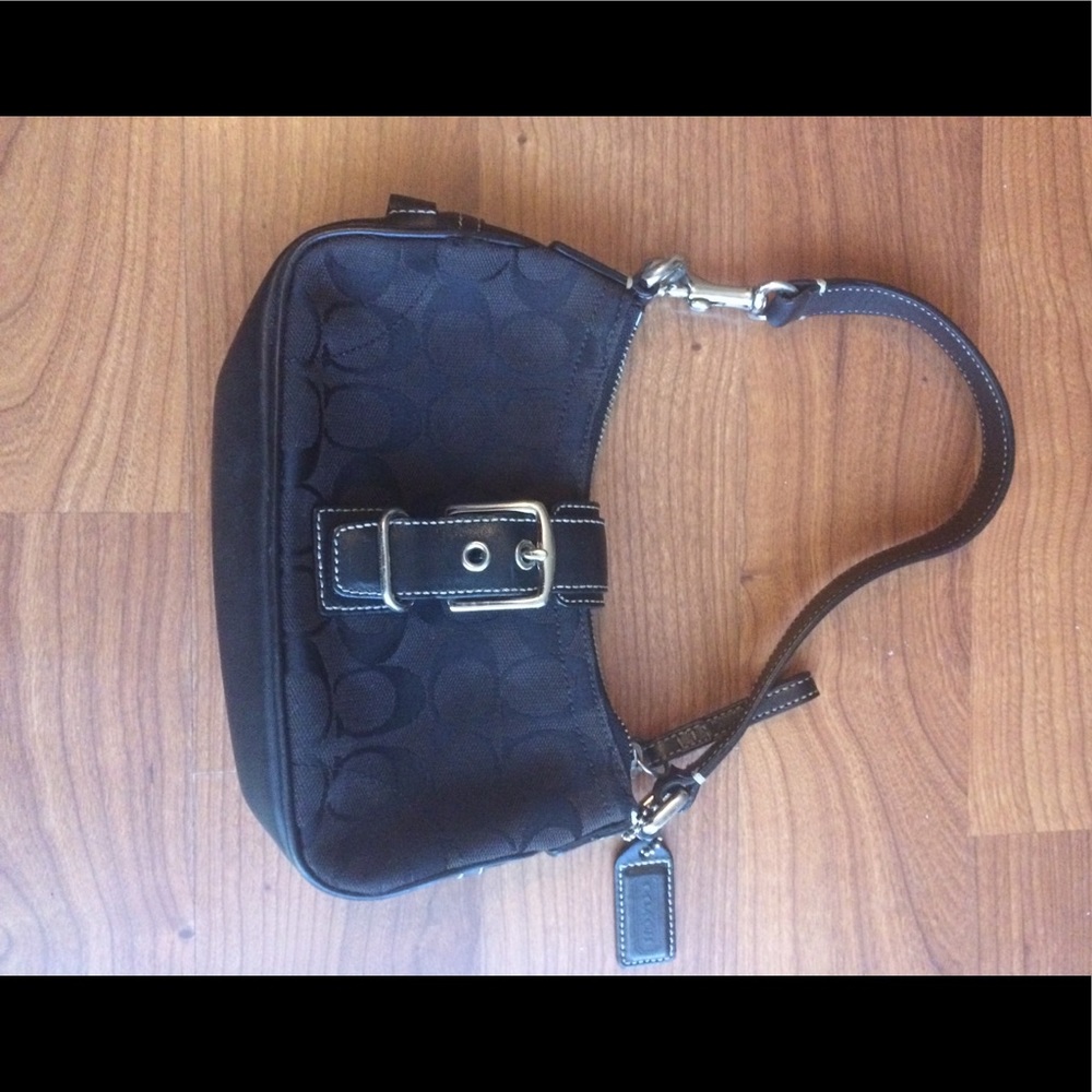 Black coach purse